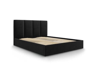 Кровать Micadoni Home Pyla, 140x200 см, черная цена и информация | Кровати | 220.lv