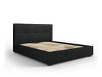 Кровать Micadoni Home Sage 45, 140x200 см, черная