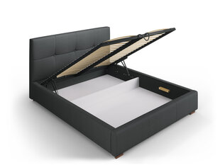 Кровать Micadoni Home Sage 45, 180x200 см, темно-серая цена и информация | Кровати | 220.lv