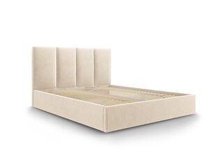 Кровать Micadoni Home Pyla 45, 140x200 см, бежевая цена и информация | Кровати | 220.lv