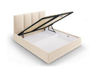 Кровать Micadoni Home Pyla, 180x200 см, бежевая цена и информация | Кровати | 220.lv