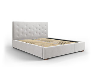 Кровать Micadoni Home Seri, 160x200 см, светло-серая цена и информация | Кровати | 220.lv