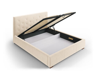 Кровать Micadoni Home Seri, 180x200 см, бежевая цена и информация | Кровати | 220.lv