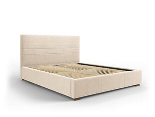 Кровать Micadoni Home Aranda, 140x200 см, бежевая цена и информация | Кровати | 220.lv