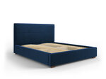 Кровать Micadoni Home Aranda, 180x200 см, темно-синяя