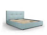 Кровать Micadoni Home Sage 45, 140x200 см, голубая