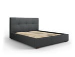 Кровать Micadoni Home Sage 45, 140x200 см, темно-серая