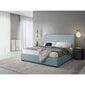 Gulta Micadoni Home Aranda 45, 180x200cm, gaiši zila cena un informācija | Gultas | 220.lv