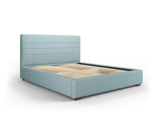Кровать Micadoni Home Aranda 45, 180x200 см, светло-синяя цена и информация | Кровати | 220.lv