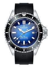 Vīriešu pulkstenis Edox Skydiver Neptunian Limited Edition, 80120 3NCA BUIDN цена и информация | Мужские часы | 220.lv