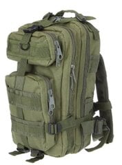 XL militārā stila mugursoma, 30 l, zaļa cena un informācija | Pārgājienu un ceļojumu mugursomas | 220.lv