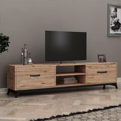 ТВ столик Kalune Design 570(II), 180 см, коричневый цена и информация |  Тумбы под телевизор | 220.lv