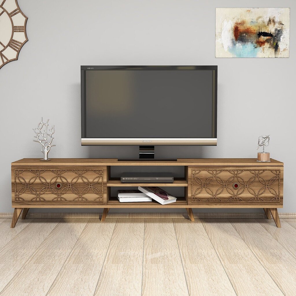 TV galdiņš Kalune Design 845,180 cm, brūns цена и информация | TV galdiņi | 220.lv