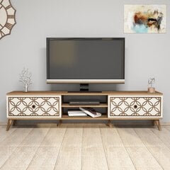 TV galdiņš Kalune Design 845,180 cm, brūnas/smilškrāsas cena un informācija | TV galdiņi | 220.lv