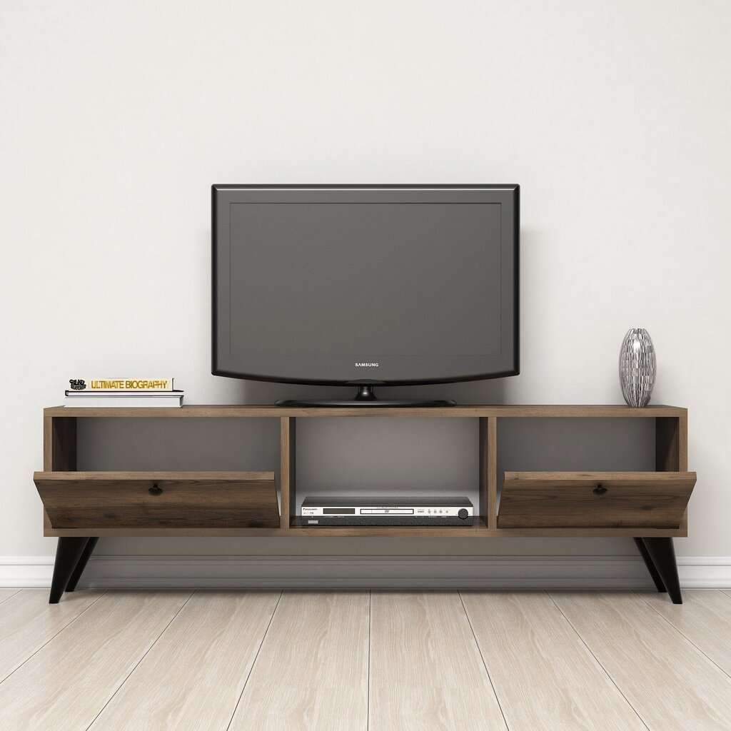 TV galdiņš Kalune Design 389, 139 cm, brūns cena un informācija | TV galdiņi | 220.lv