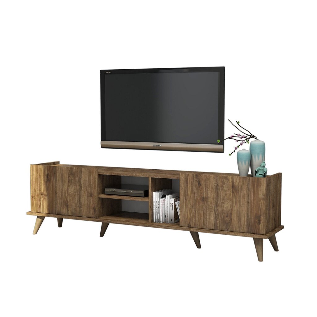 TV galdiņš Kalune Design 389, 180 cm, brūns cena un informācija | TV galdiņi | 220.lv