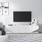 TV galdiņš Kalune Design 598(I), 180 cm, balts cena un informācija | TV galdiņi | 220.lv