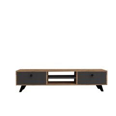 ТВ столик Kalune Design 835(III), коричневый/серый цена и информация | Тумбы под телевизор | 220.lv