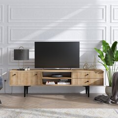 TV galdiņš Kalune Design 393(IV), smilškrāsas cena un informācija | TV galdiņi | 220.lv