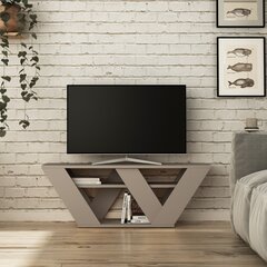 TV galdiņš Kalune Design 776, 110, smilškrāsas cena un informācija | TV galdiņi | 220.lv