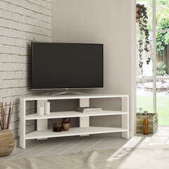 ТВ столик Kalune Design 776, угловой, белый цена и информация | Тумбы под телевизор | 220.lv