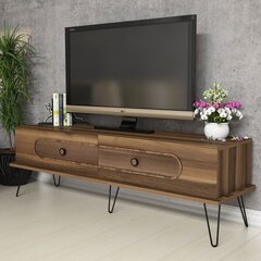 ТВ столик Kalune Design 845,145 см, коричневый цена и информация | Тумбы под телевизор | 220.lv