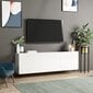 TV galdiņš Kalune Design 382(I), 150 cm, balts cena un informācija | TV galdiņi | 220.lv