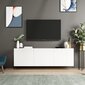 TV galdiņš Kalune Design 382(I), 150 cm, balts cena un informācija | TV galdiņi | 220.lv