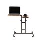 Datoru galds Kalune Design 863 (I) klēpjdatoram, gaiši brūns/melns cena un informācija | Datorgaldi, rakstāmgaldi, biroja galdi | 220.lv