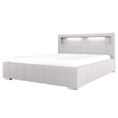 Кровать Selsey Foenum, 180x200 см, светло-серая цена и информация | Кровати | 220.lv