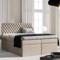 Кровать Selsey Costmary, 160x200см, серая цена и информация | Кровати | 220.lv