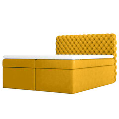 Кровать Selsey Costmary, 180x200см, желтая цена и информация | Кровати | 220.lv