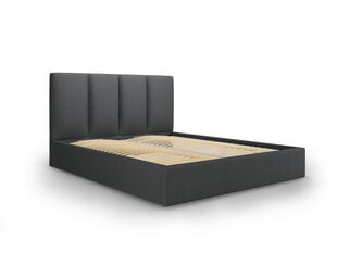 Кровать Micadoni Home Pyla 45, 140x200 см, темно-серая цена и информация | Кровати | 220.lv