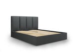 Кровать Micadoni Home Pyla 45, 160x200 см, темно-серая