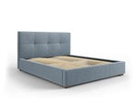 Кровать Micadoni Home Sage, 140x200 см, синяя