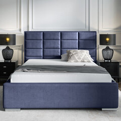 Кровать Selsey Elibin, 160x200 см, синяя цена и информация | Кровати | 220.lv