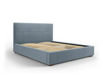 Кровать Micadoni Home Aranda, 180x200 см, синяя