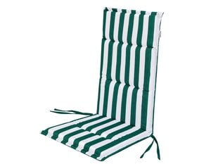 Spilvens krēslam Hobbygarden Marta, zaļš/balts cena un informācija | Krēslu paliktņi | 220.lv