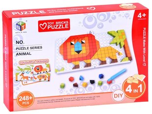 Attīstoša puzle "Dzīvnieki" cena un informācija | Attīstošās rotaļlietas | 220.lv