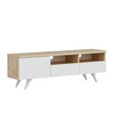 ТВ столик Kalune Design 382(II), 150 см, белый/бежевый цена и информация | Тумбы под телевизор | 220.lv