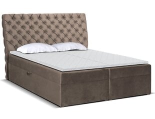 Кровать Monaco 160x200 см, коричневая цена и информация | Кровати | 220.lv