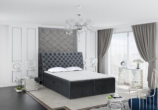 Gulta Monaco, 160x200 cm, pelēka цена и информация | Кровати | 220.lv