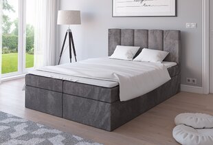 Кровать Italia 160x200 см, серая цена и информация | Кровати | 220.lv