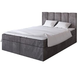 Кровать Italia 180x200 см, серая цена и информация | Кровати | 220.lv