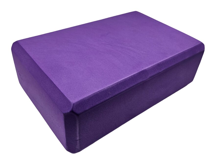 Jogas bloks KP-078, 23x15x8cm, violets cena un informācija | Jogas preces | 220.lv