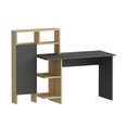 Письменный стол Kalune Design 550 (I), 111,8 см, серый/светло-коричневый