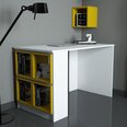 Письменный стол Kalune Design 845 (I), белый/желтый