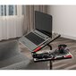 Datoru galds Kalune Design 863 (I) klēpjdatoram, melns/pelēks cena un informācija | Datorgaldi, rakstāmgaldi, biroja galdi | 220.lv