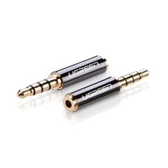 Ugreen 2,5 mm līdz 3,5 mm audio adapteris, melns цена и информация | Кабели для телефонов | 220.lv