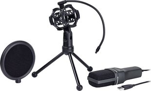 Mikrofons datorspēlēm Tracer Digital USB Pro Melns + turētājs, pop filtrs цена и информация | Микрофоны | 220.lv